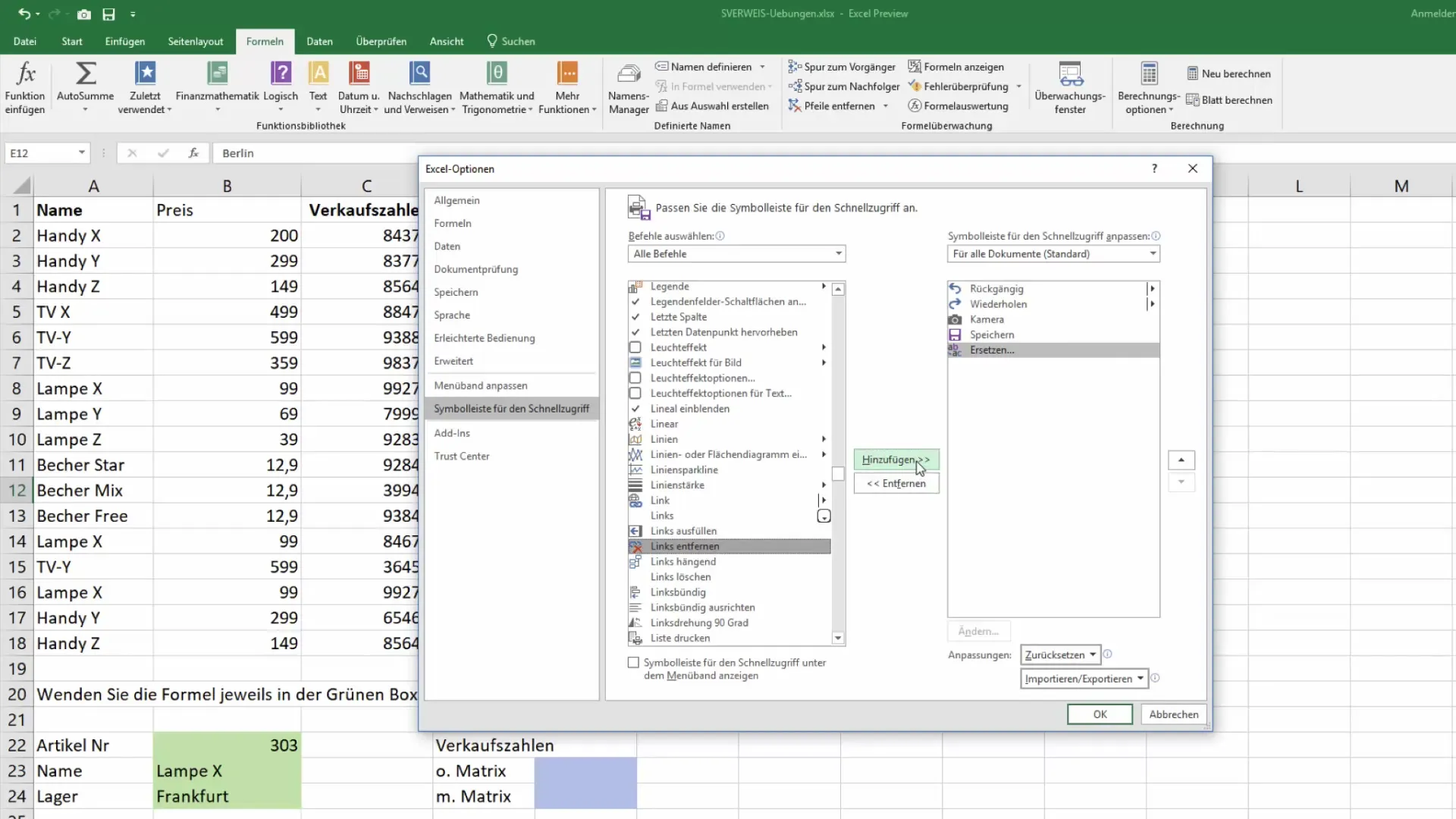 Excel Hızlı Araçlarının etkili kullanımı