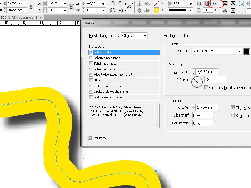 Die Buntstift-Werkzeuge in InDesign