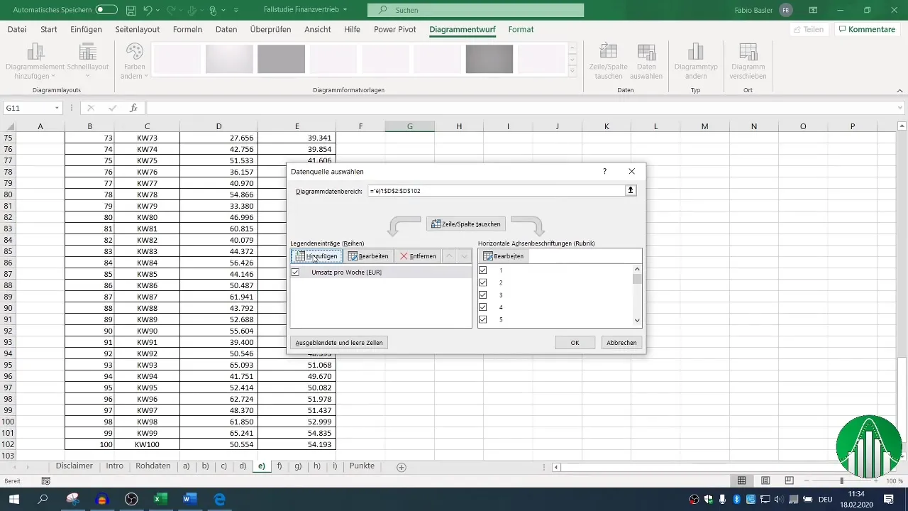 Trendermittlung in Excel für Datenanalyse