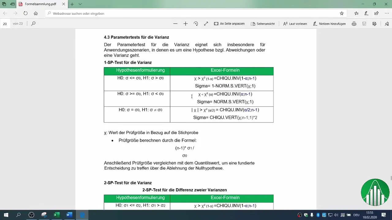 Realización de una prueba F de dos muestras en Excel