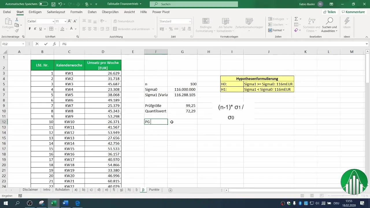 Realización de una prueba F de dos muestras en Excel