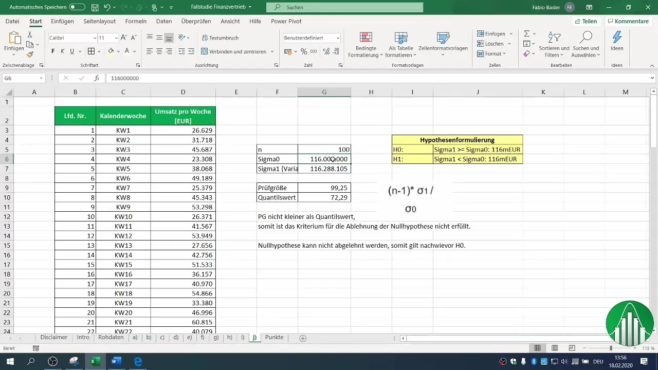 Realización de una prueba F de dos muestras en Excel