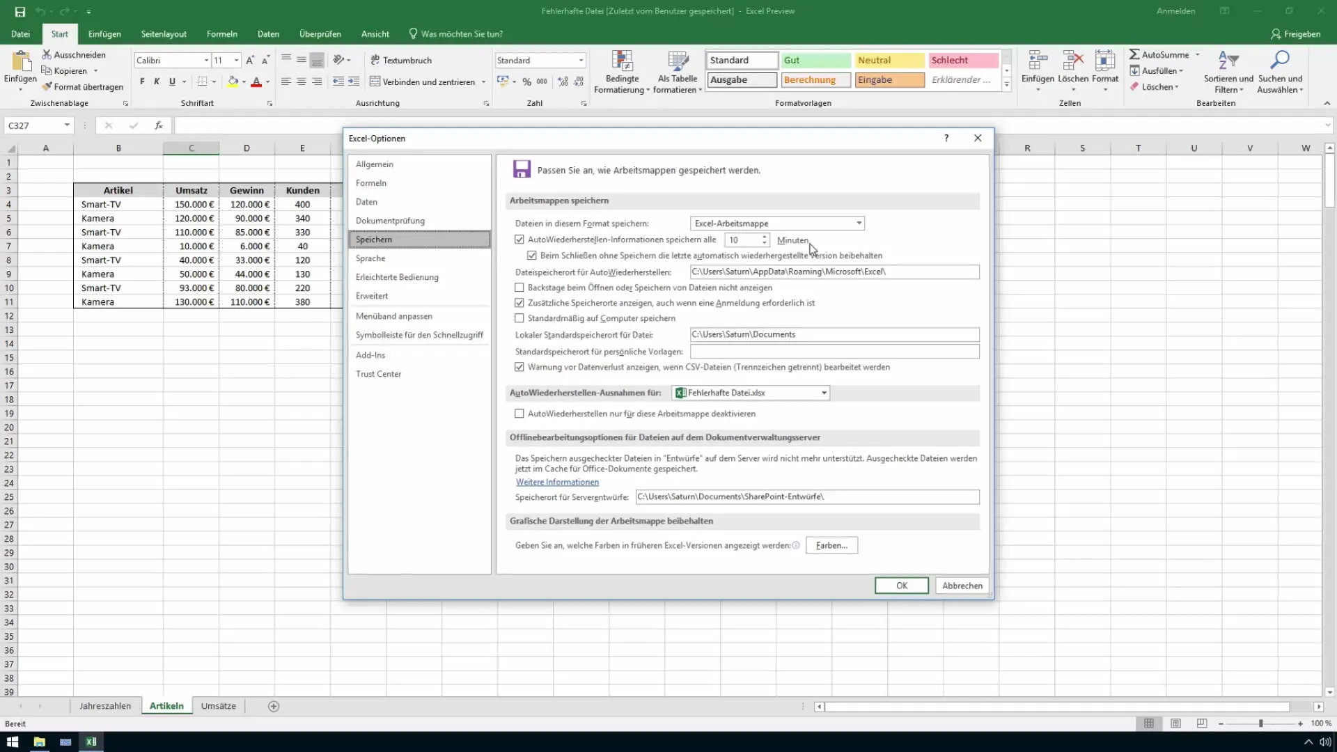 Memperbaiki file Excel jadi mudah