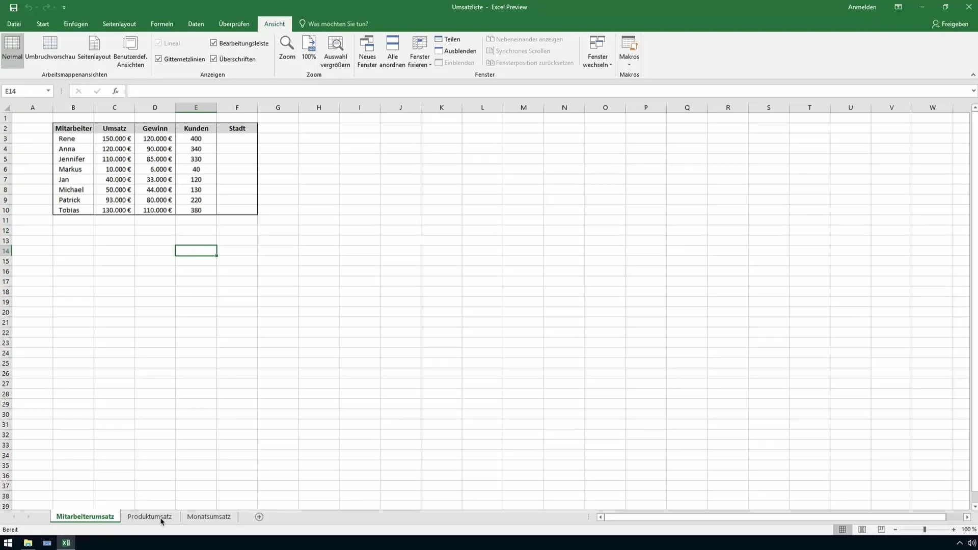 Menyesuaikan warna di lembar kerja Excel