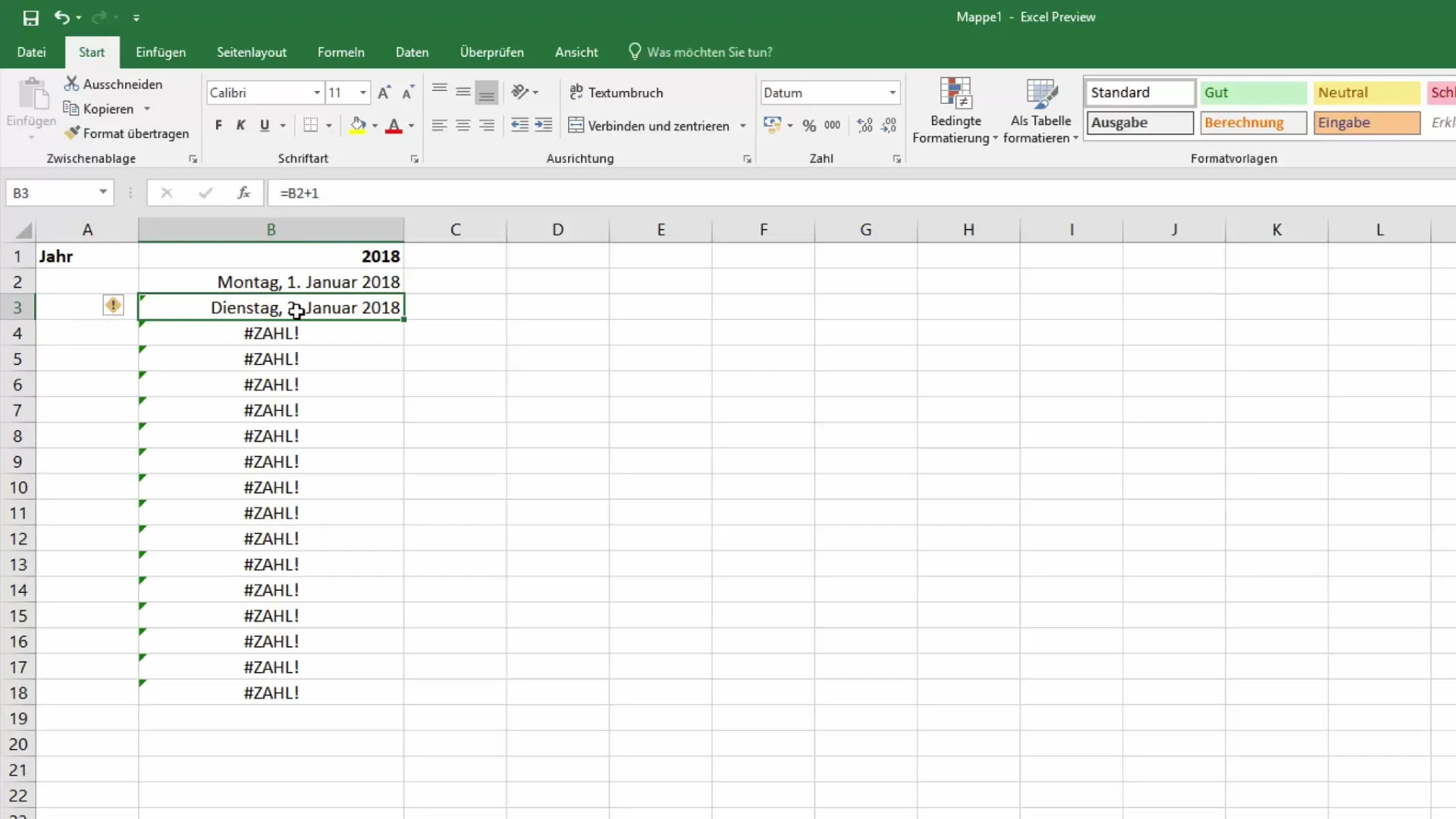 Годишен календар в Excel - лесно и гъвкаво създаване