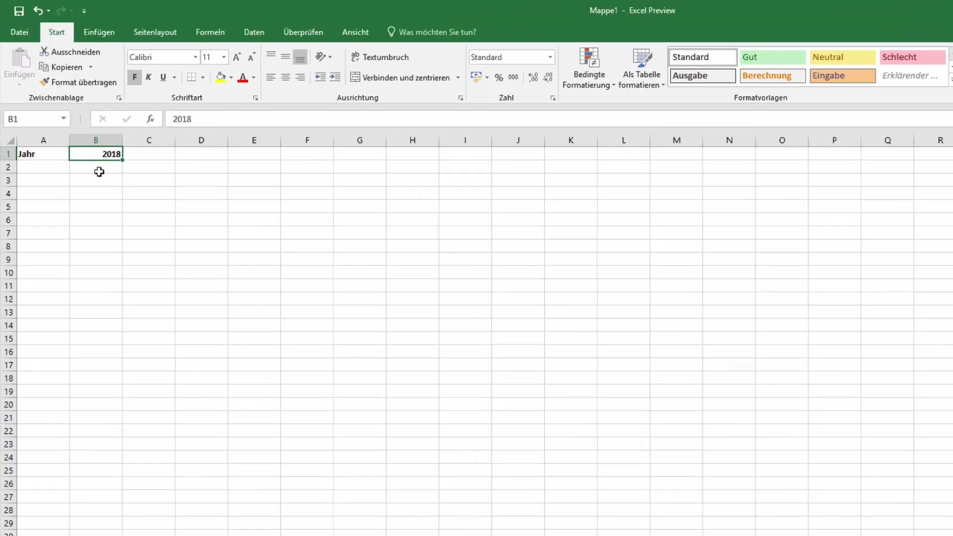 Membuat kalender tahunan di Excel - Fleksibel dan mudah