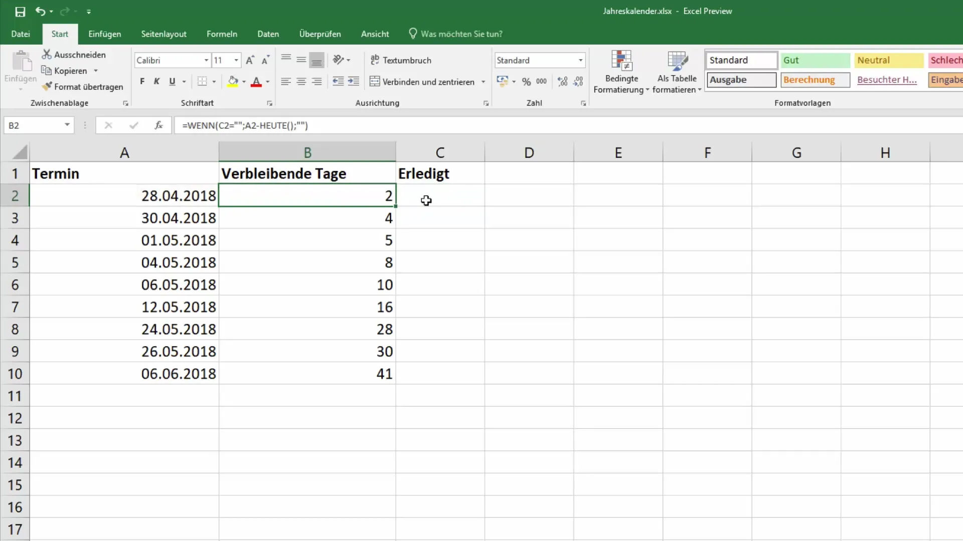 Colorier les termes pour une meilleure clarté dans Excel