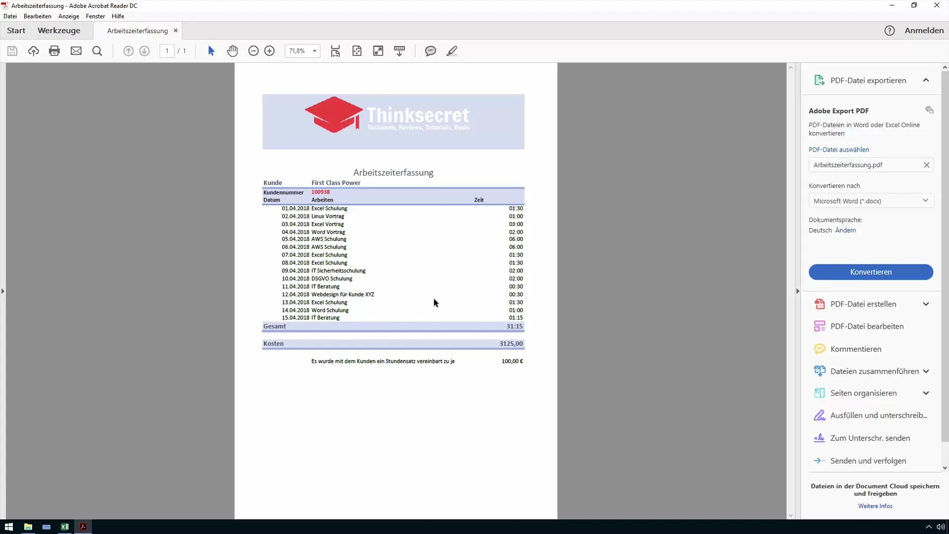 Ефективне перетворення Excel у PDF - інструкція