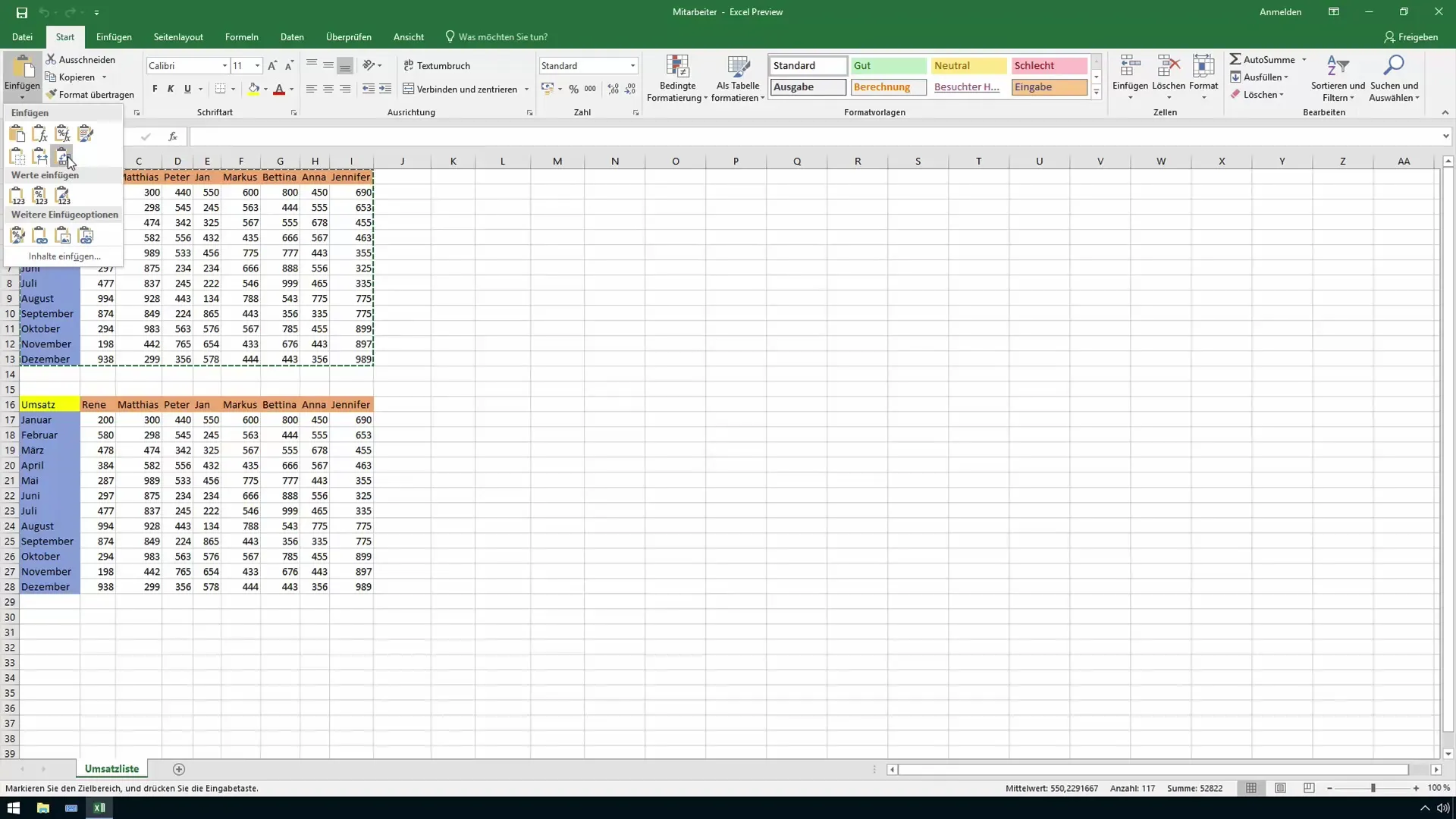 Transposer des colonnes et des lignes dans Excel - c'est aussi simple que ça !