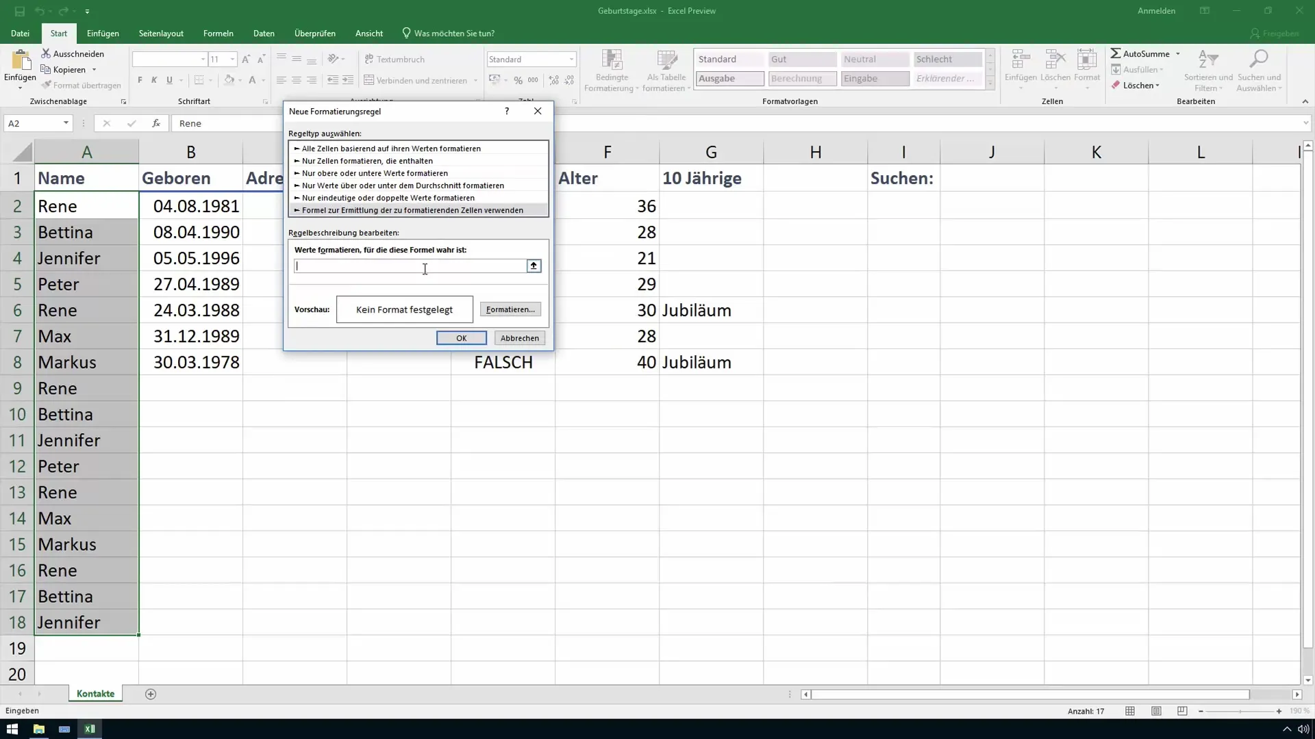 Interaction dans Excel : utiliser efficacement le champ de recherche