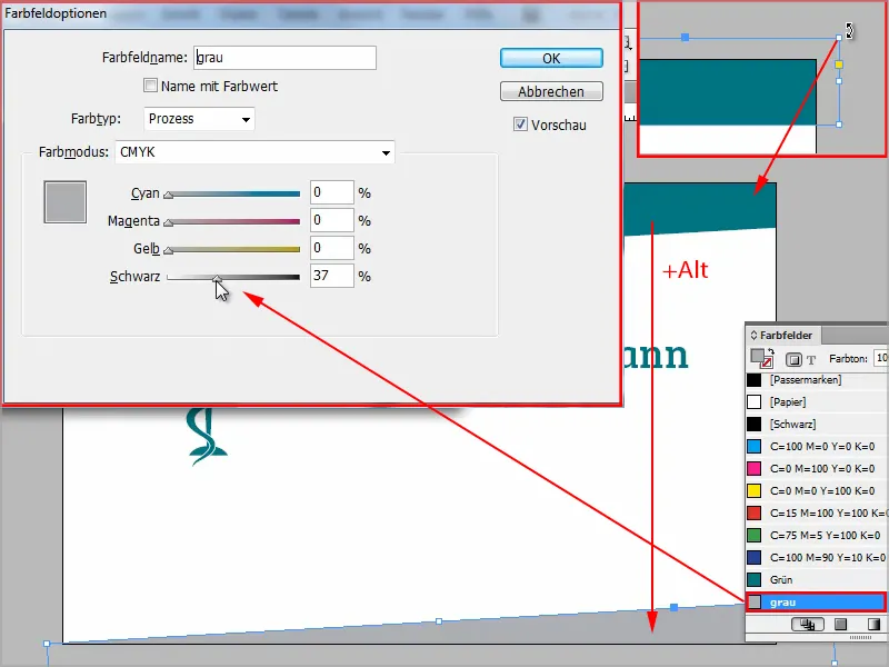 Vytvoření vizitek v Adobe InDesign - Klasický styl: design lékaře