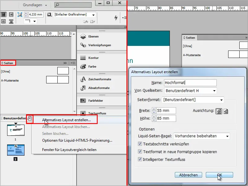 Adobe InDesign'de kartvizit oluşturma - Klasik tarz: Doktor tasarımı