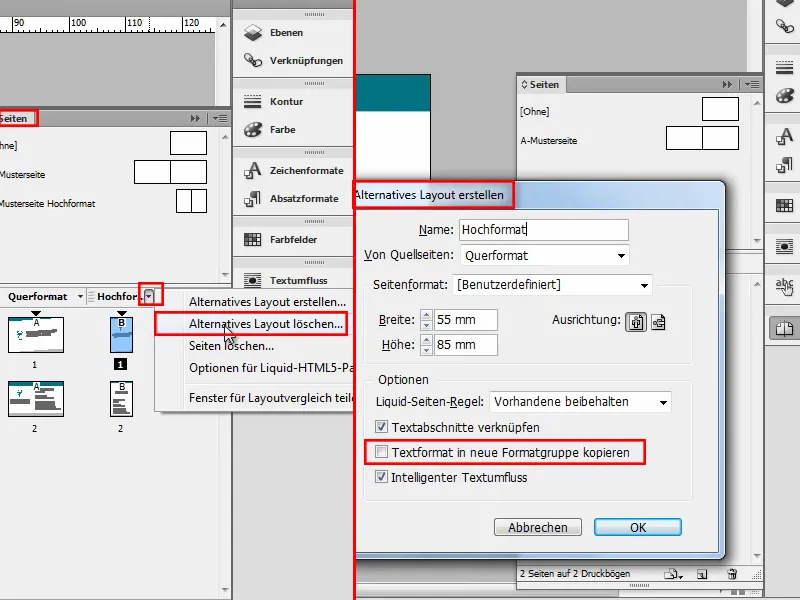 Création de cartes de visite sur Adobe InDesign - Style classique : design de médecin