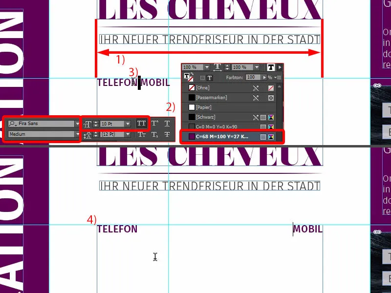 Designe en foldbar kort profesjonelt, foredle og få det trykket - Del 1.