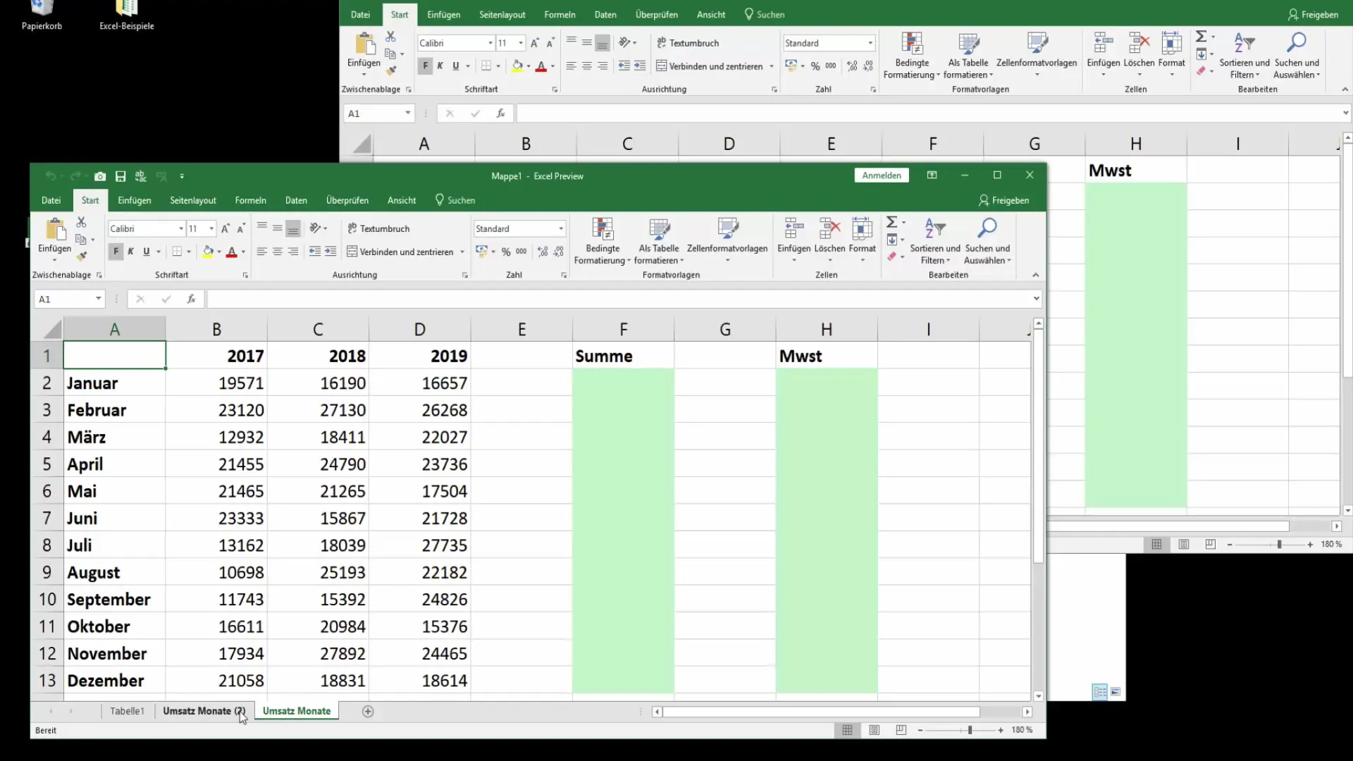 Excel: Listi med datotekami premikajte in kopirajte