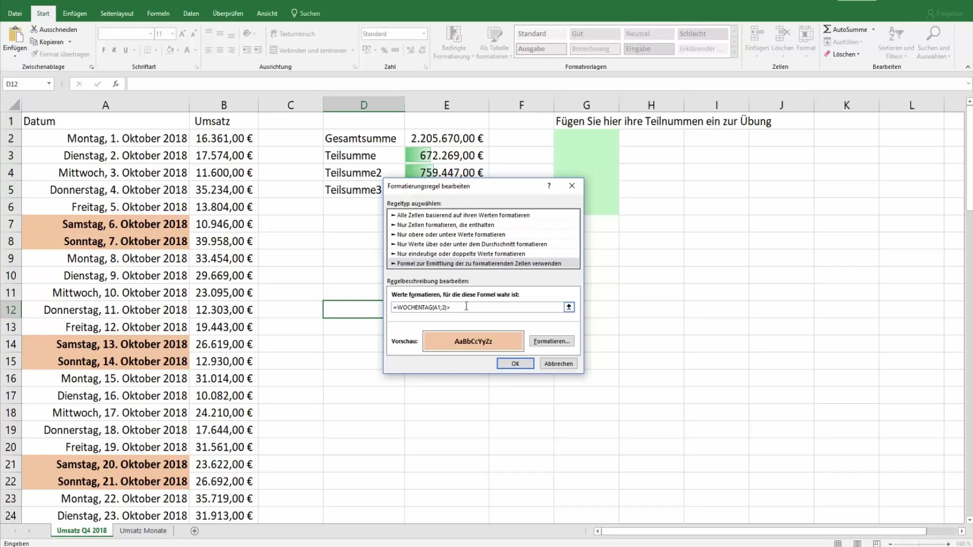 Efektyvus sąlyginio formatavimo valdymas programoje "Excel