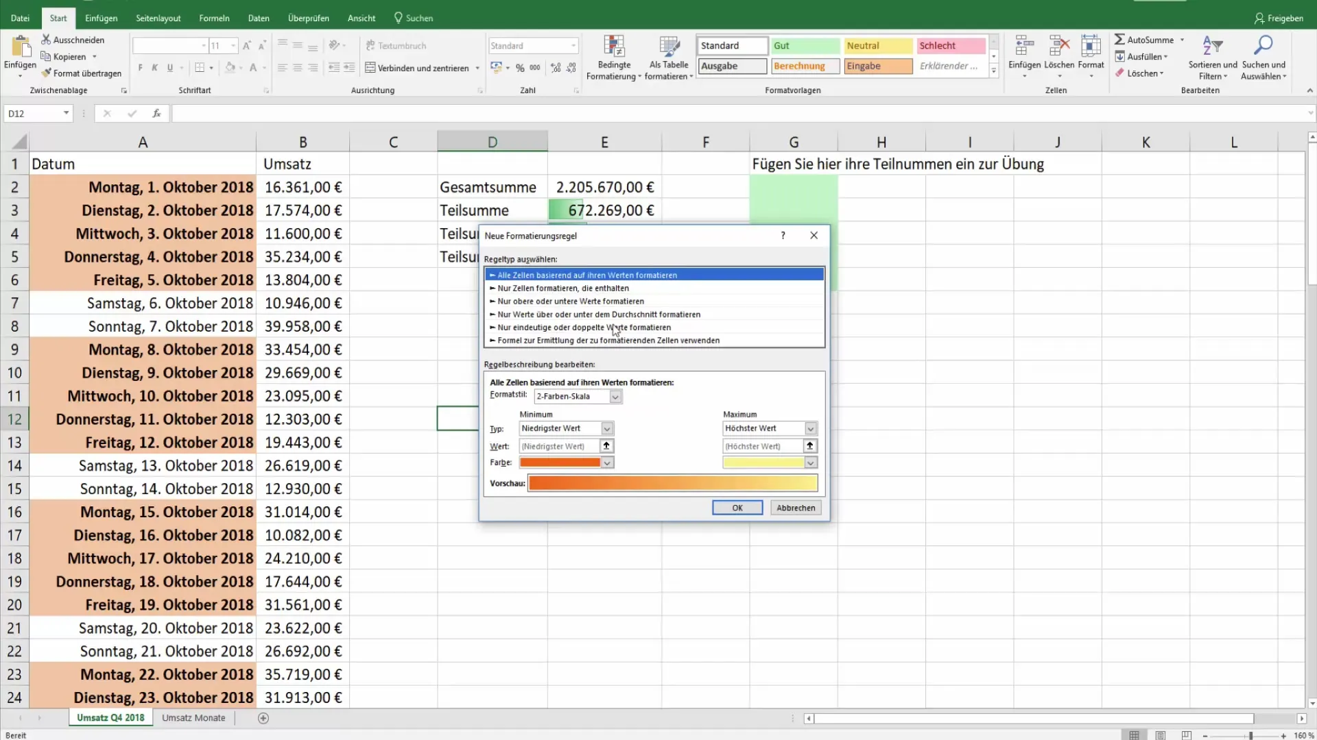 Efficiente gestione delle formattazioni condizionali in Excel