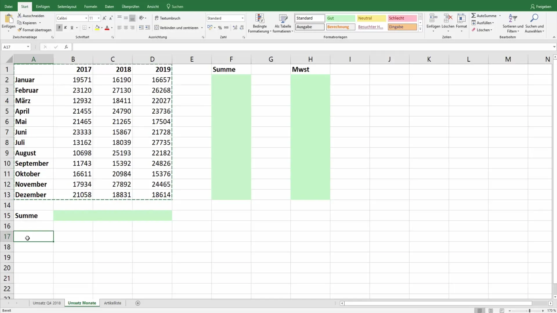 Урок по Excel: Ефективно транспониране на данни