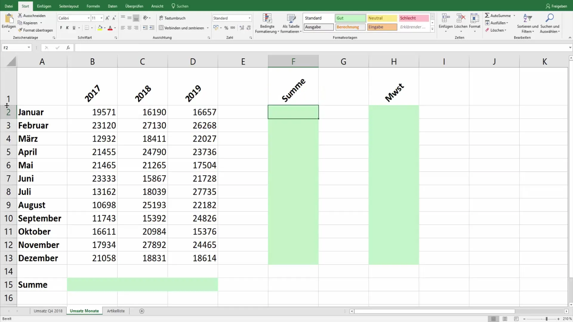 Efektyvus "Excel" lentelių su pasvirusiomis antraštėmis projektavimas