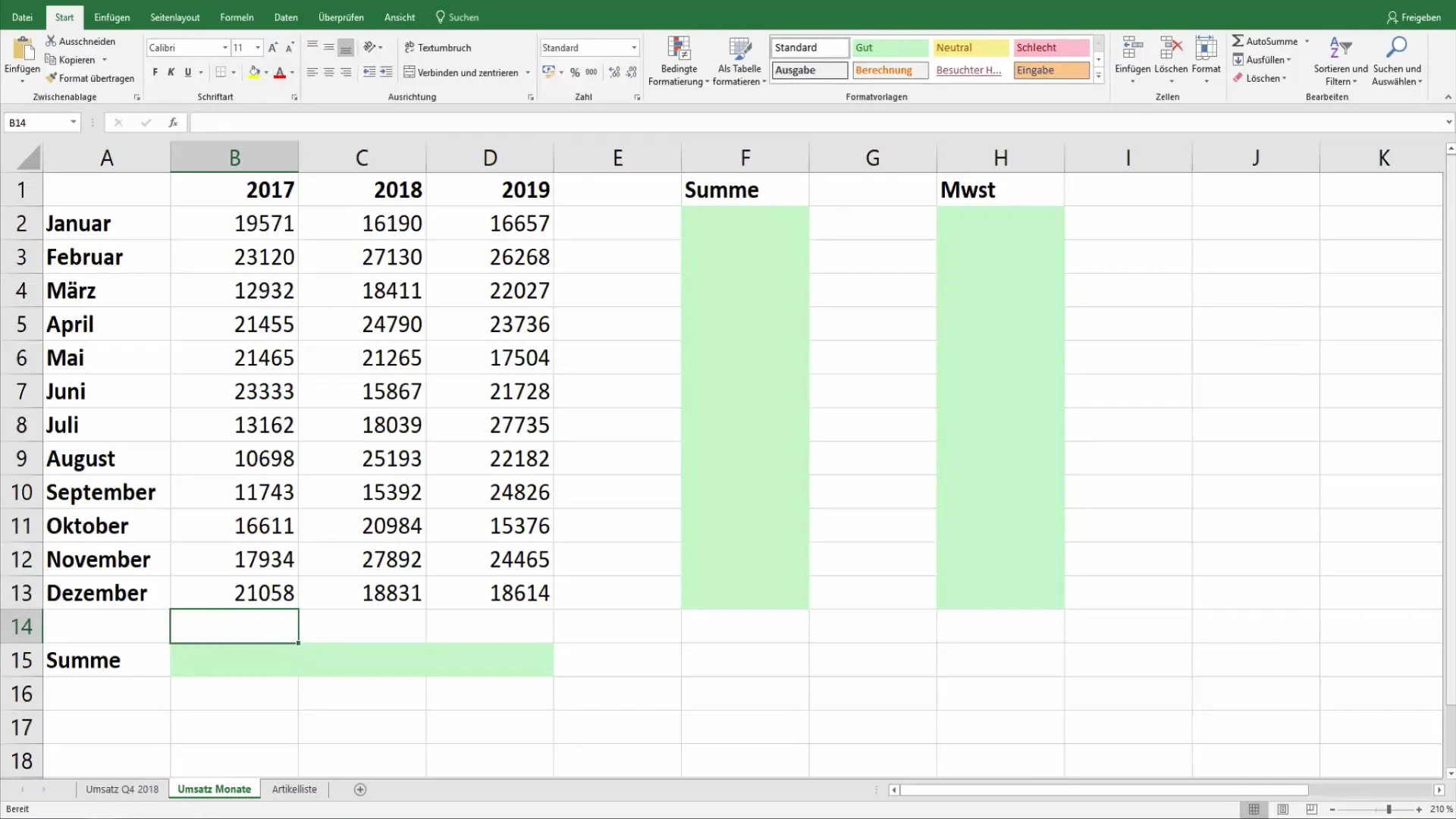 Sparklinės eilutės "Excel" programoje: kaip aiškiai pateikti duomenis