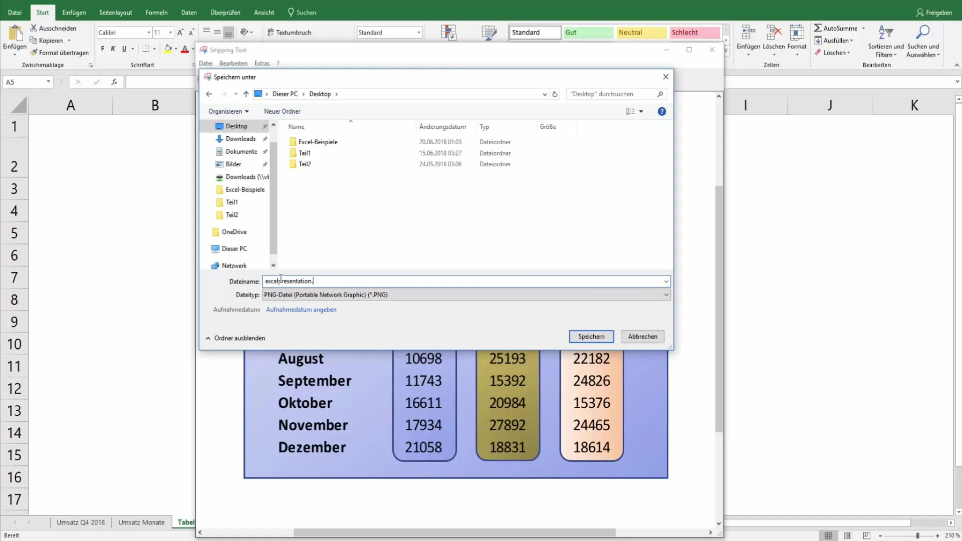 Создавайте привлекательные таблицы Excel для презентаций