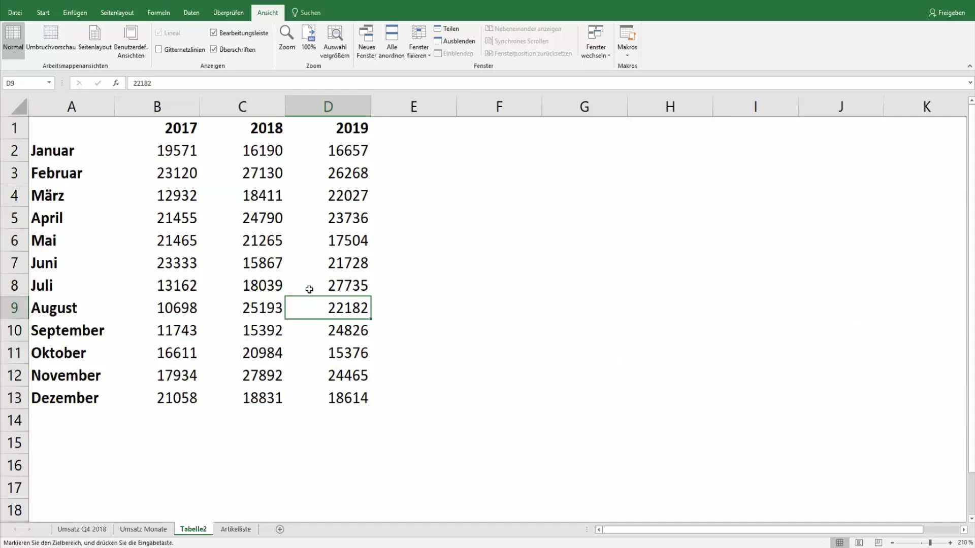 Kurkite patrauklias "Excel" lenteles pristatymams