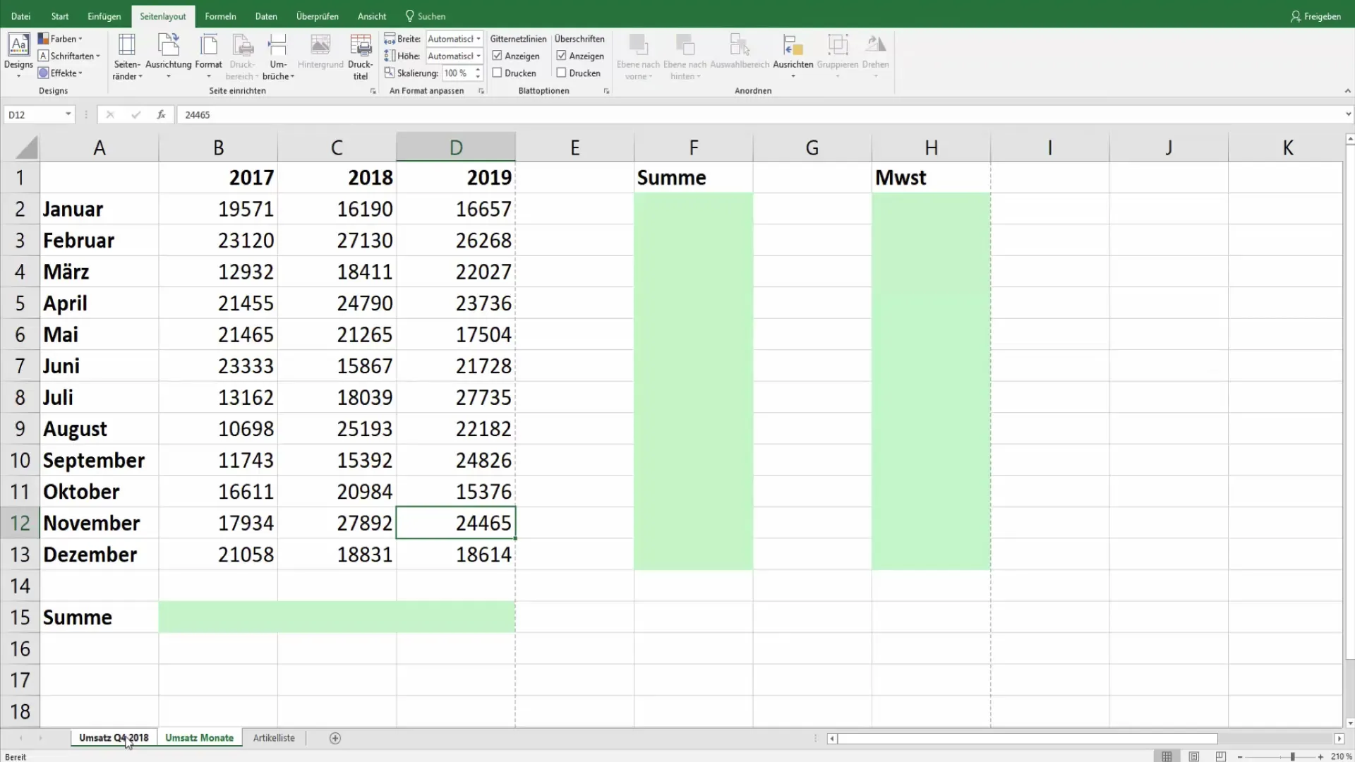 Excel'de baskı ayarlarını verimli bir şekilde aktarın