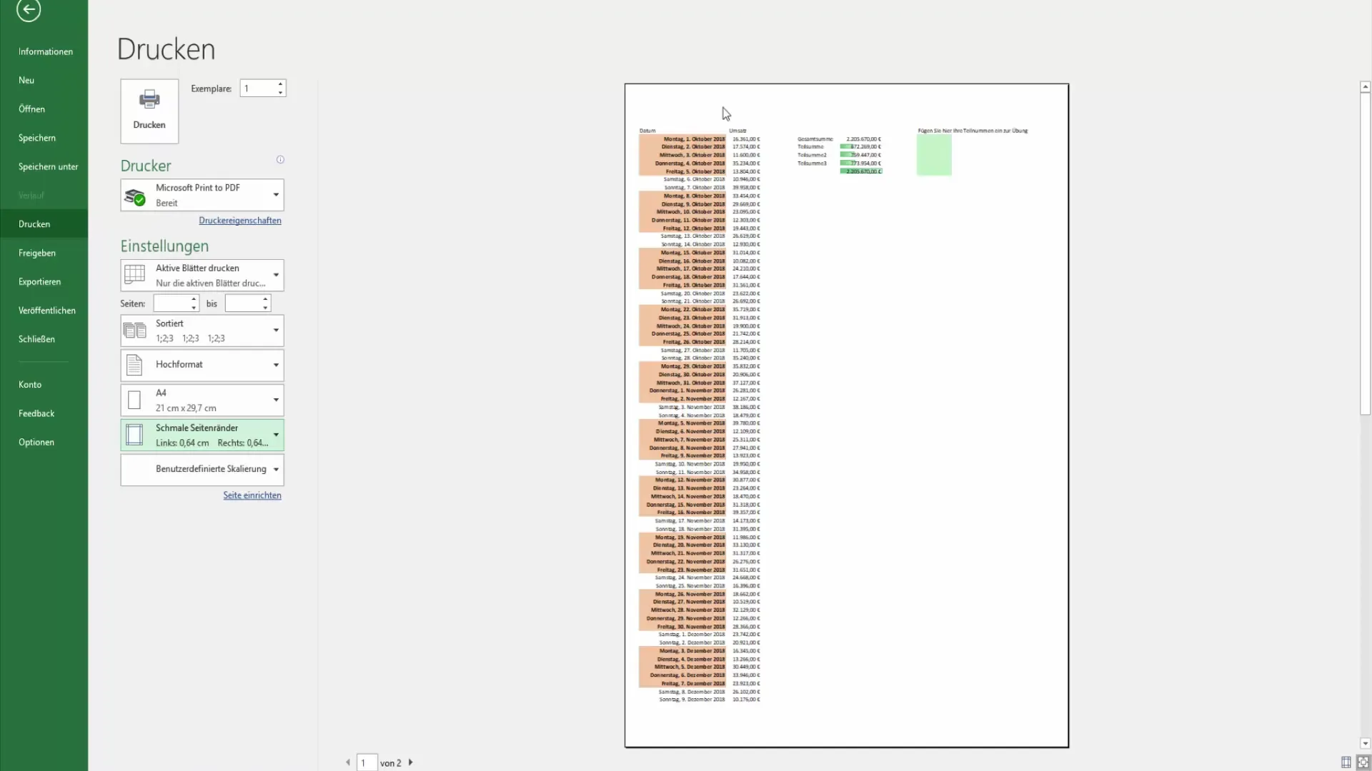 "Excel" darbalapiai lengvai spausdinami viename puslapyje