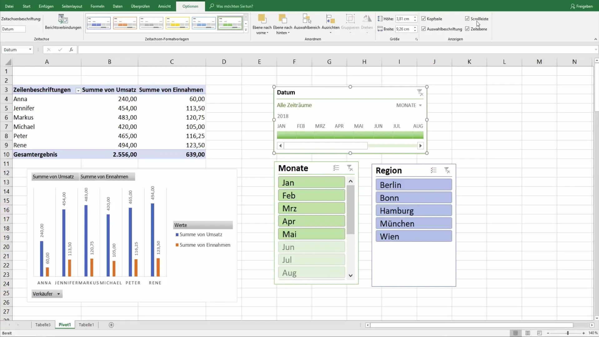 Efektyvus sukamųjų diagramų kūrimas programoje "Excel