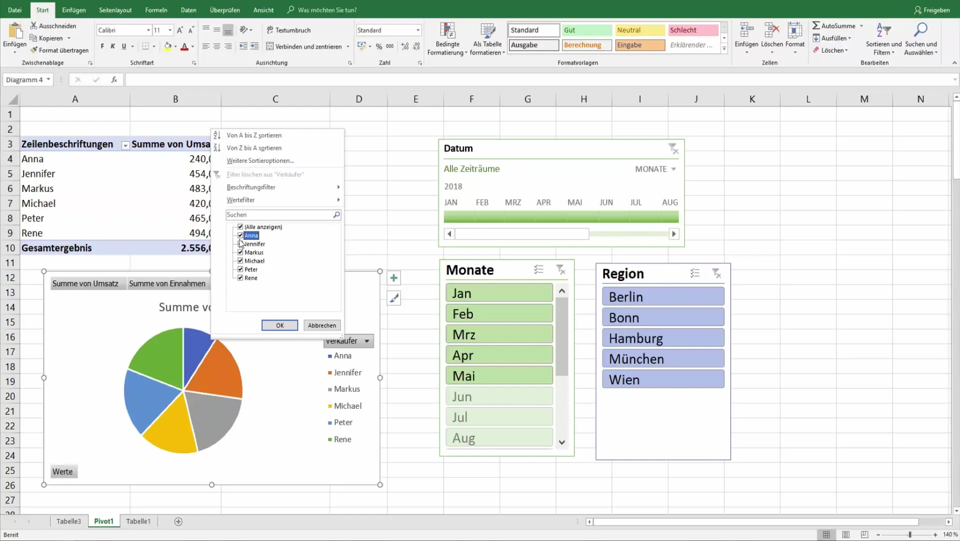 Efektyvus sukamųjų diagramų kūrimas programoje "Excel