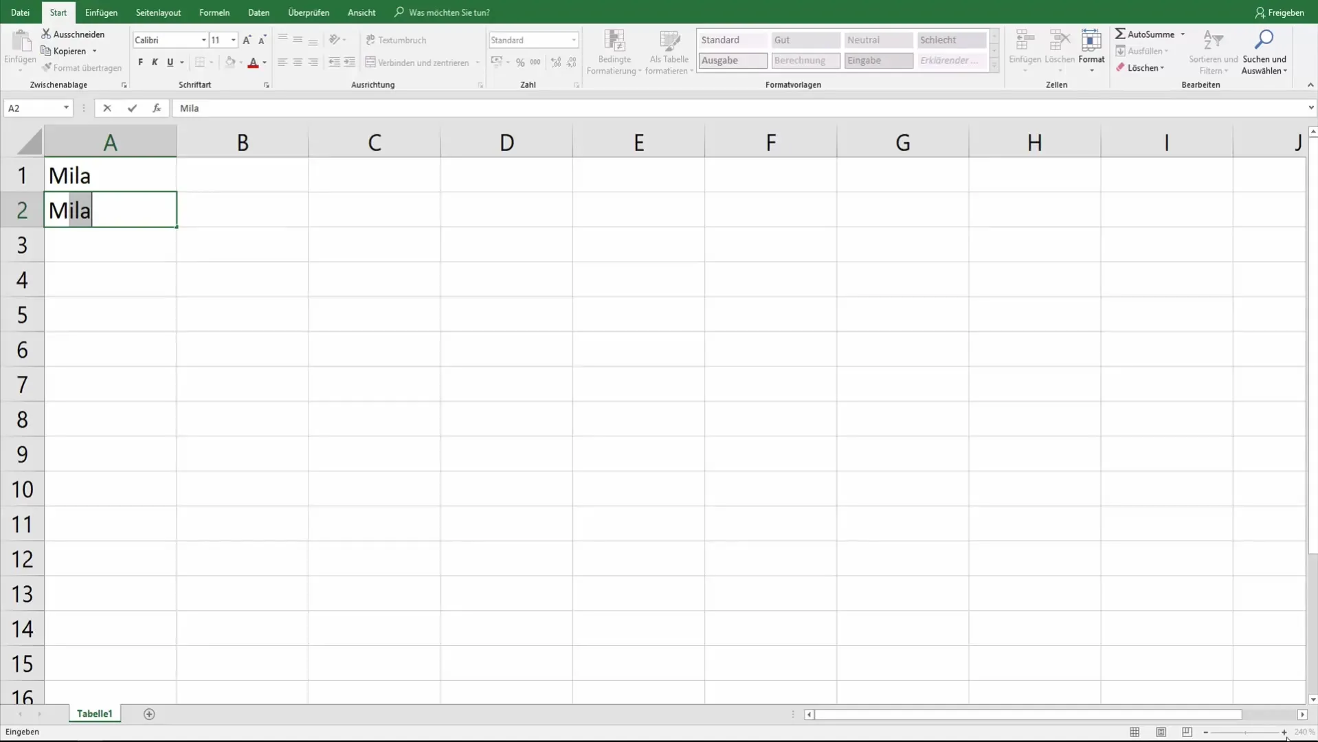 Secret selection in Excel: Tips for efficient data entry