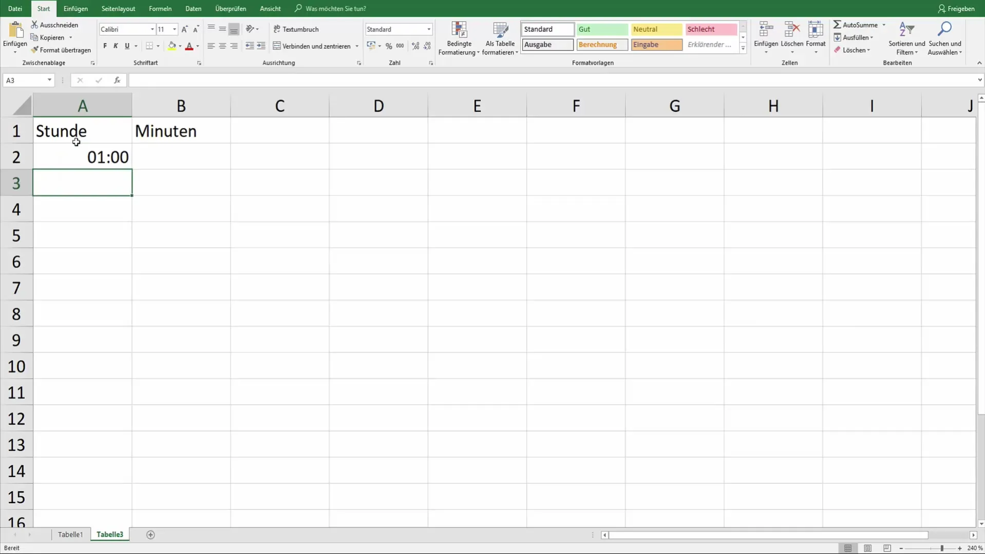 Excel: Convert hours to minutes, easy and fast