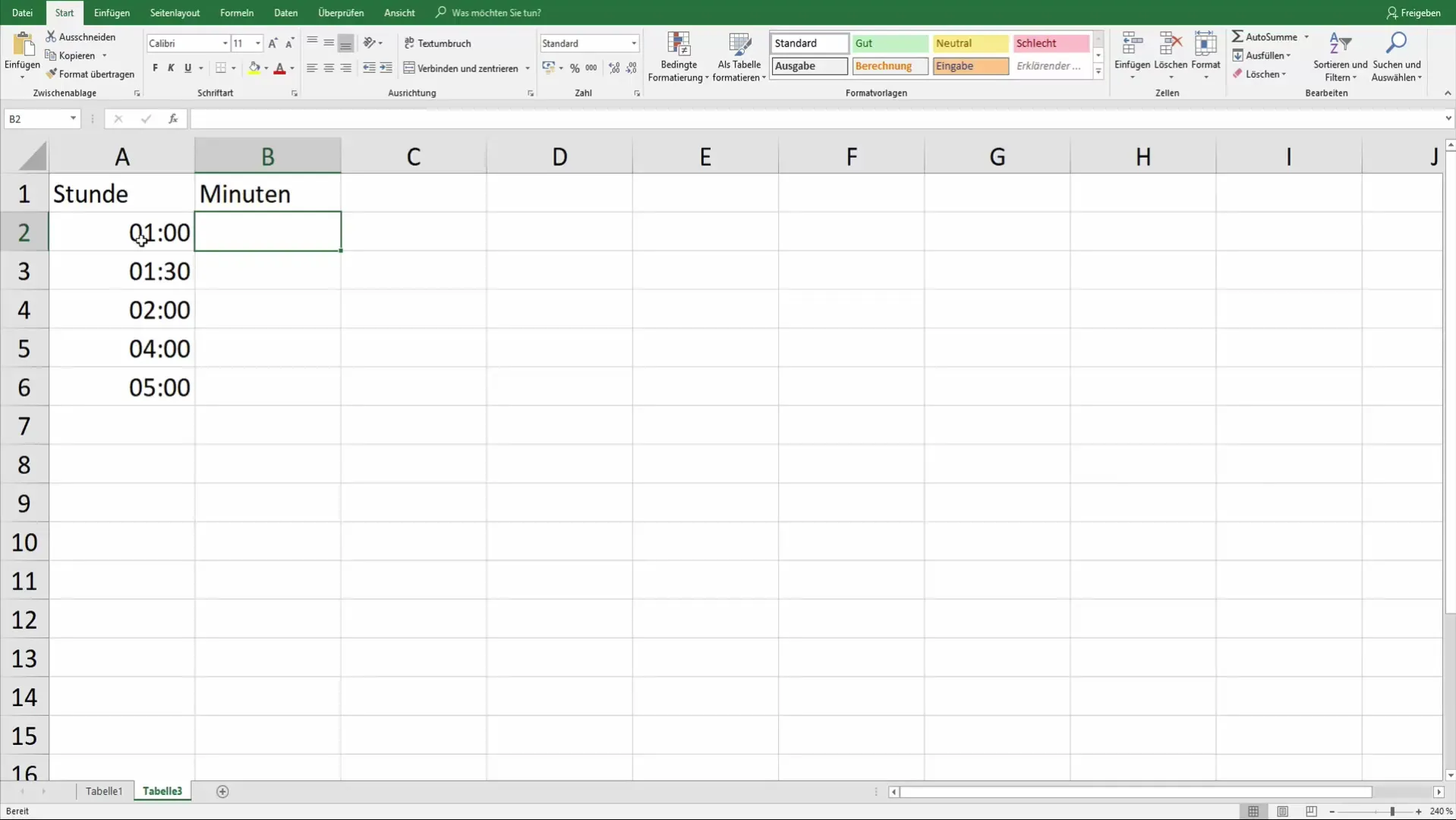 Excel: Convert hours to minutes, easily and quickly