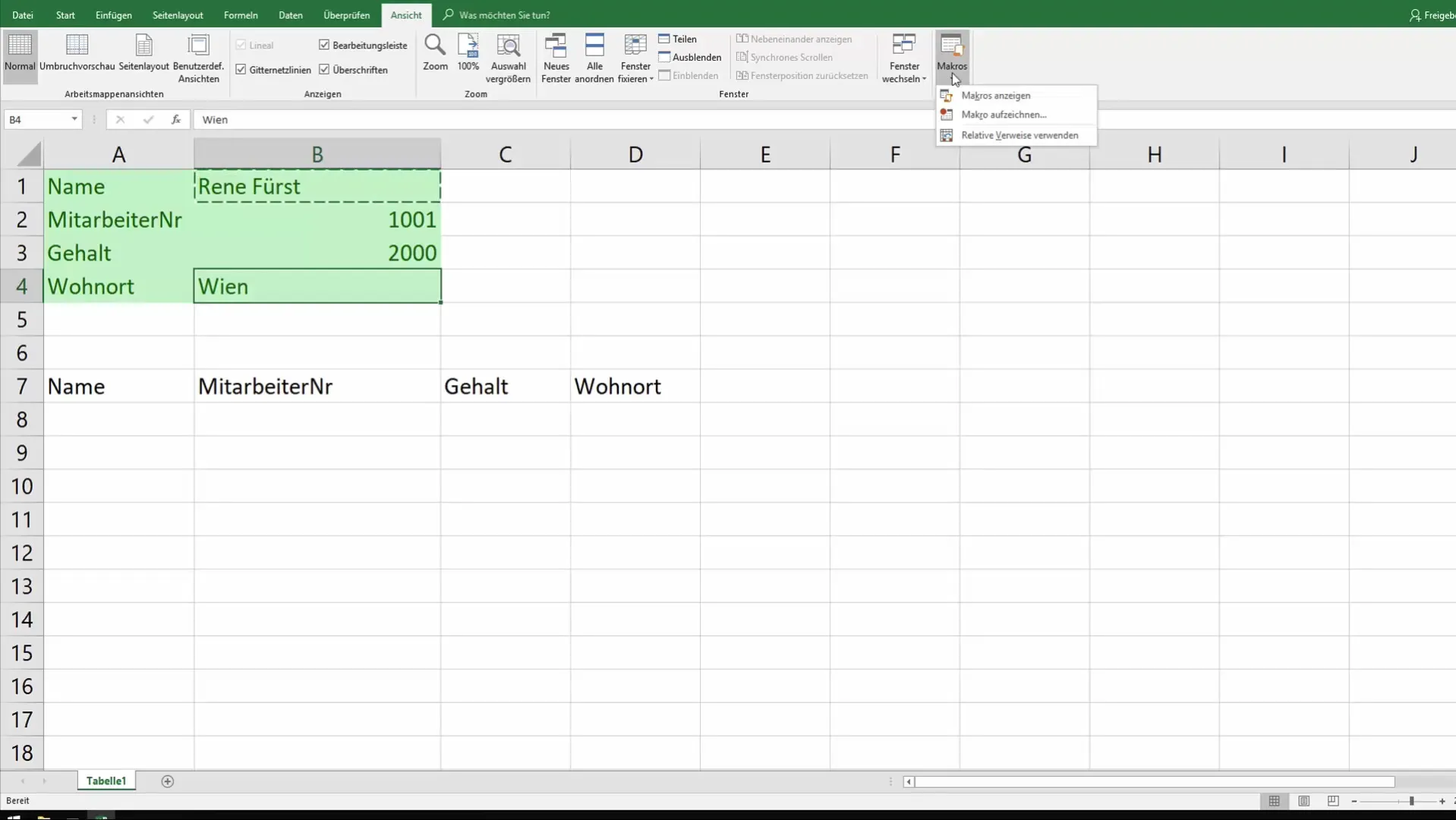 Efficient macros for automating data in Excel