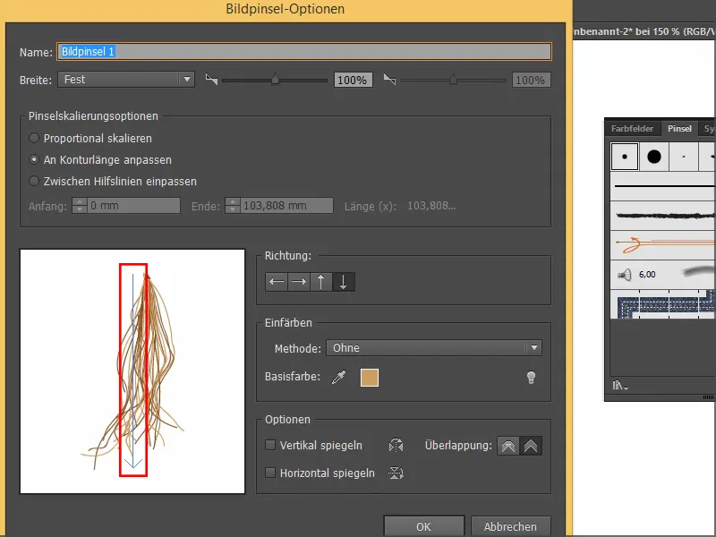 Peindre des cheveux dans Illustrator.