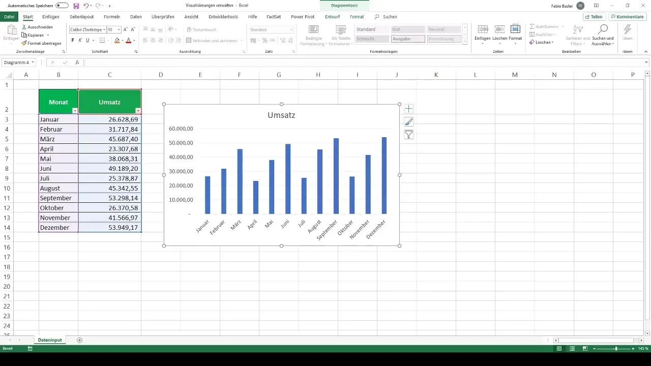 Efektīva diagrammu pārvaldība programmā Excel