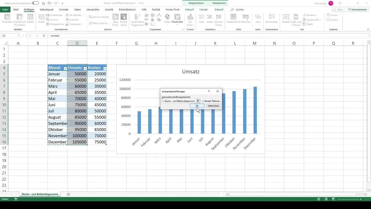 Análise visual de dados - criação de gráficos de colunas e de barras no Excel