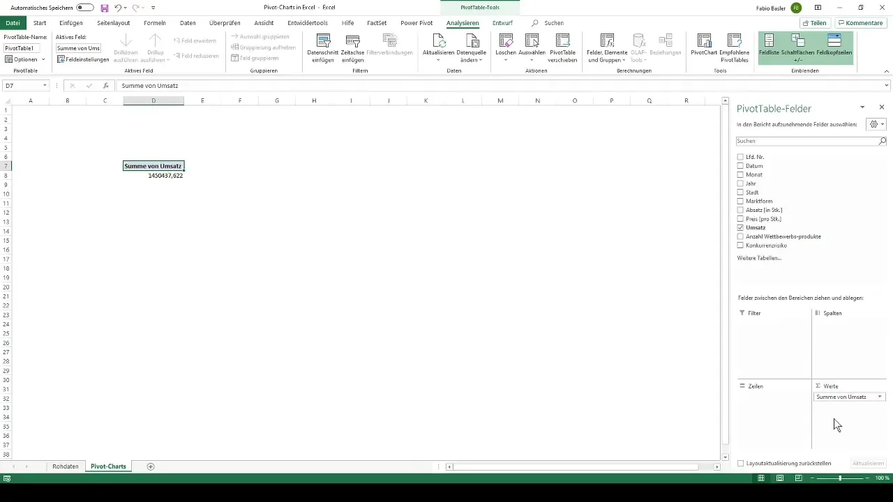 Buat grafik pivot dinamis di Excel untuk visualisasi data