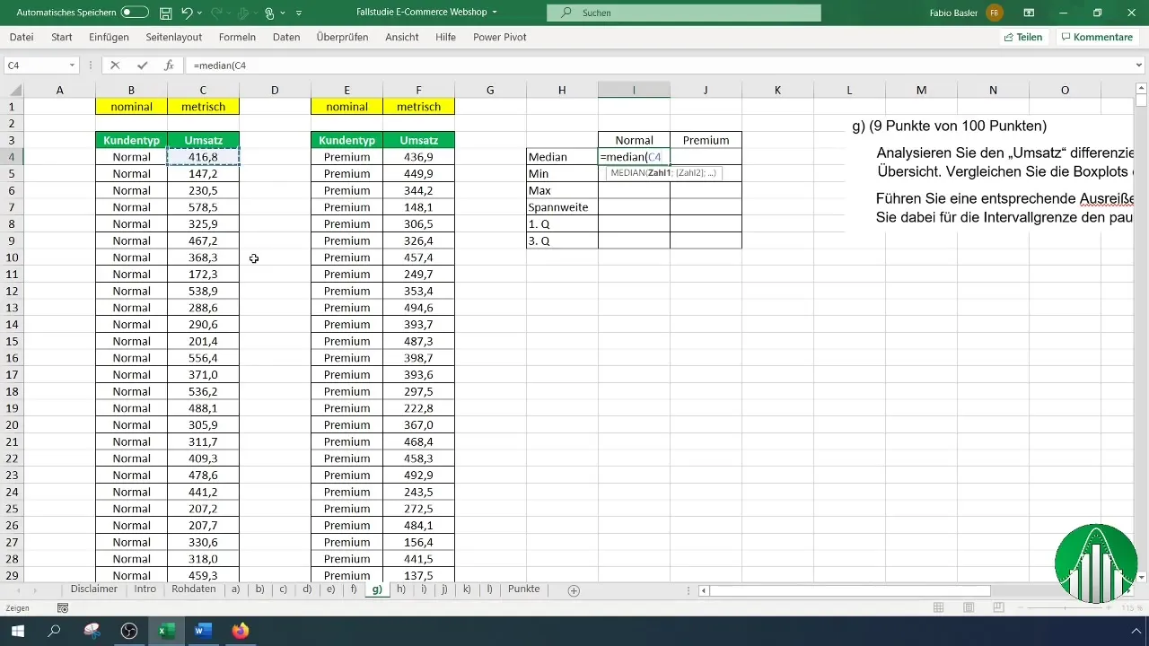 Análisis de diagrama de caja y detección de valores atípicos en Excel