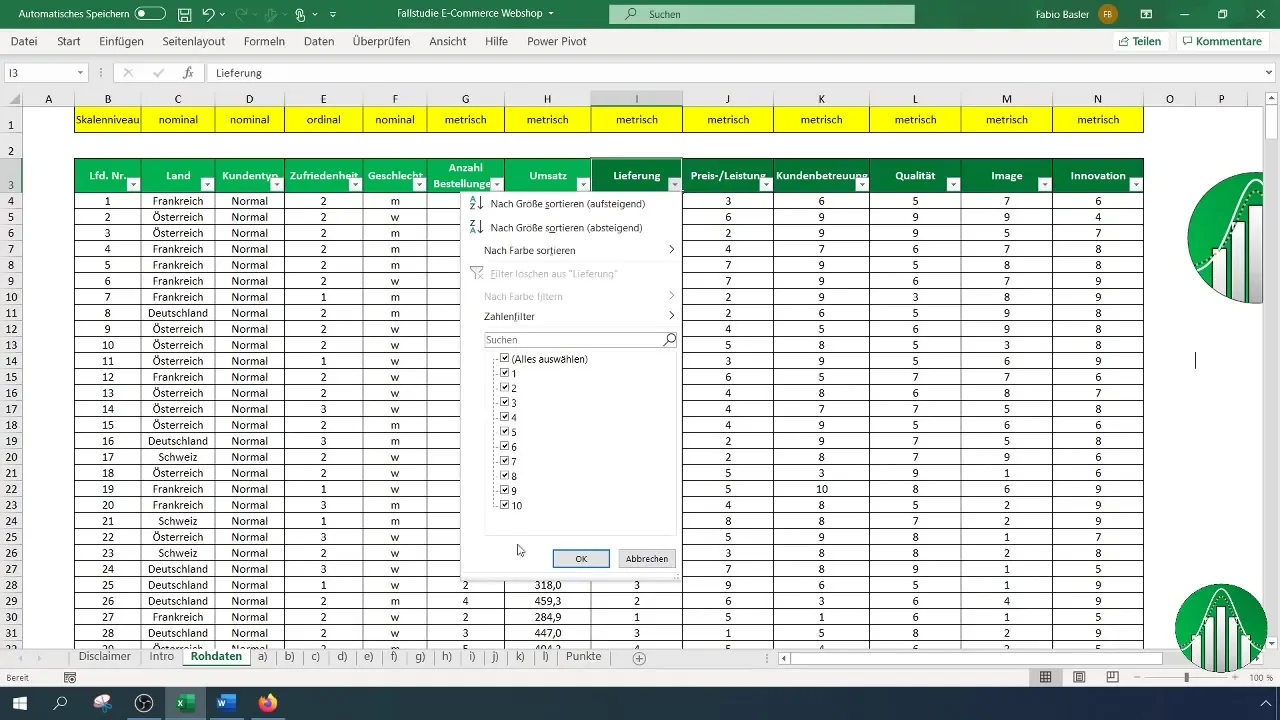 Analisi delle correlazioni in Excel per studiare le relazioni