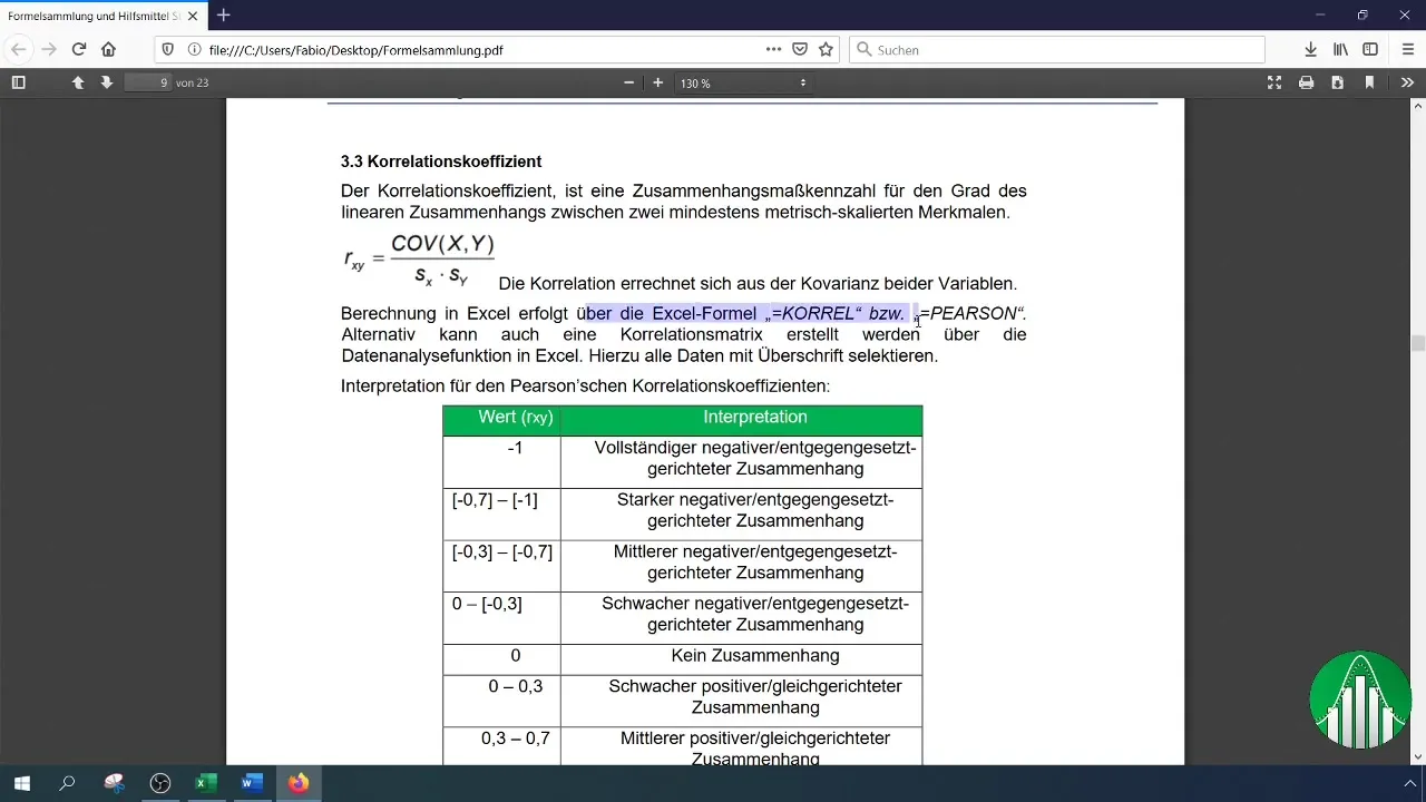 Correlatieanalyse in Excel om verbanden te onderzoeken