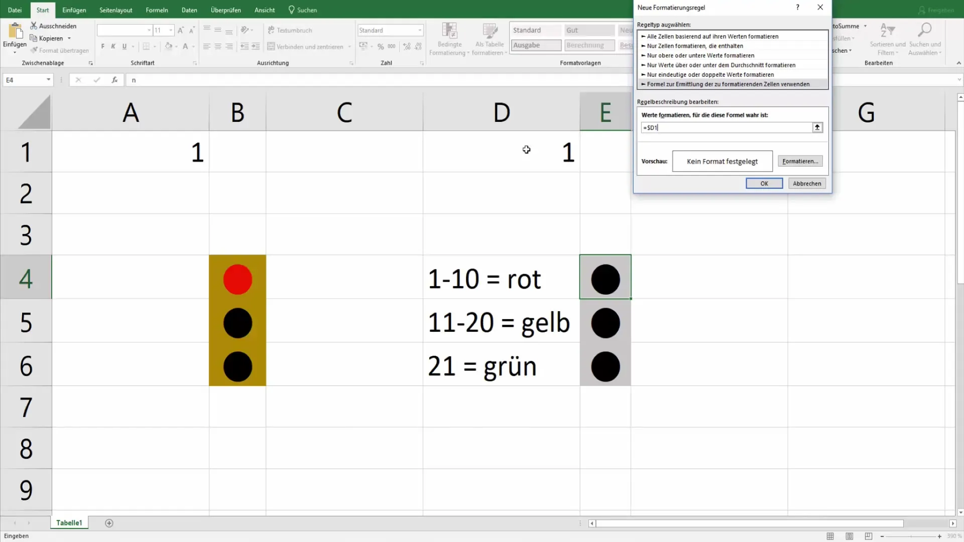 Nustatykite "Excel" šviesoforo funkciją, kad optimaliai pateiktumėte duomenis