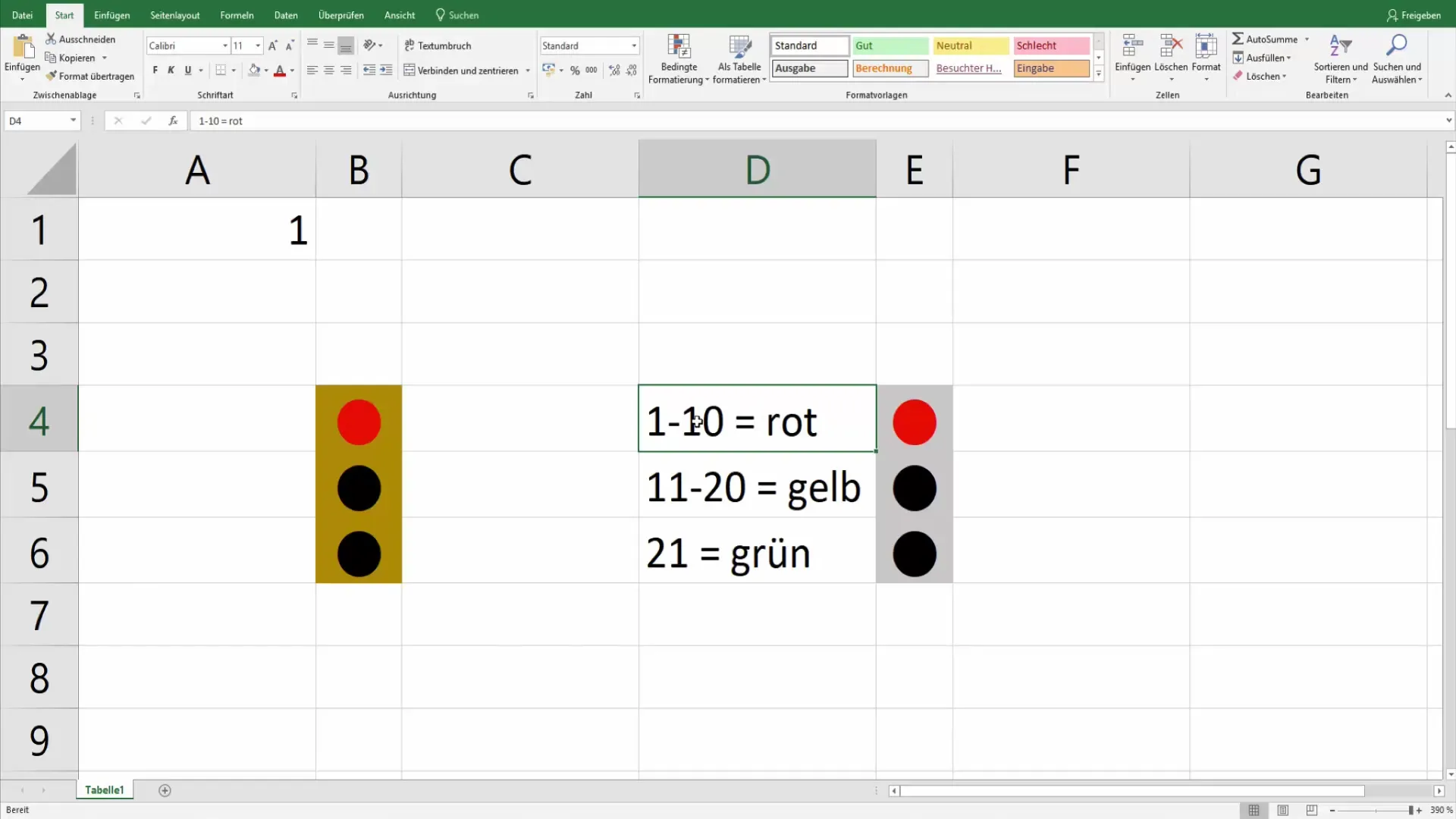 Nustatykite "Excel" šviesoforo funkciją, kad optimaliai pateiktumėte duomenis