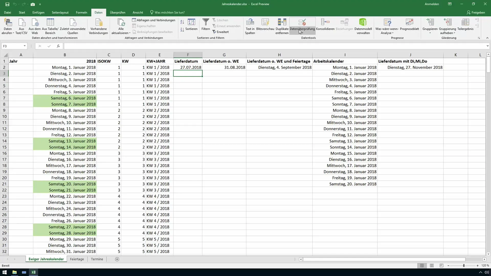 Aide pour les cellules dans Excel - Comment améliorer les invitations de saisie