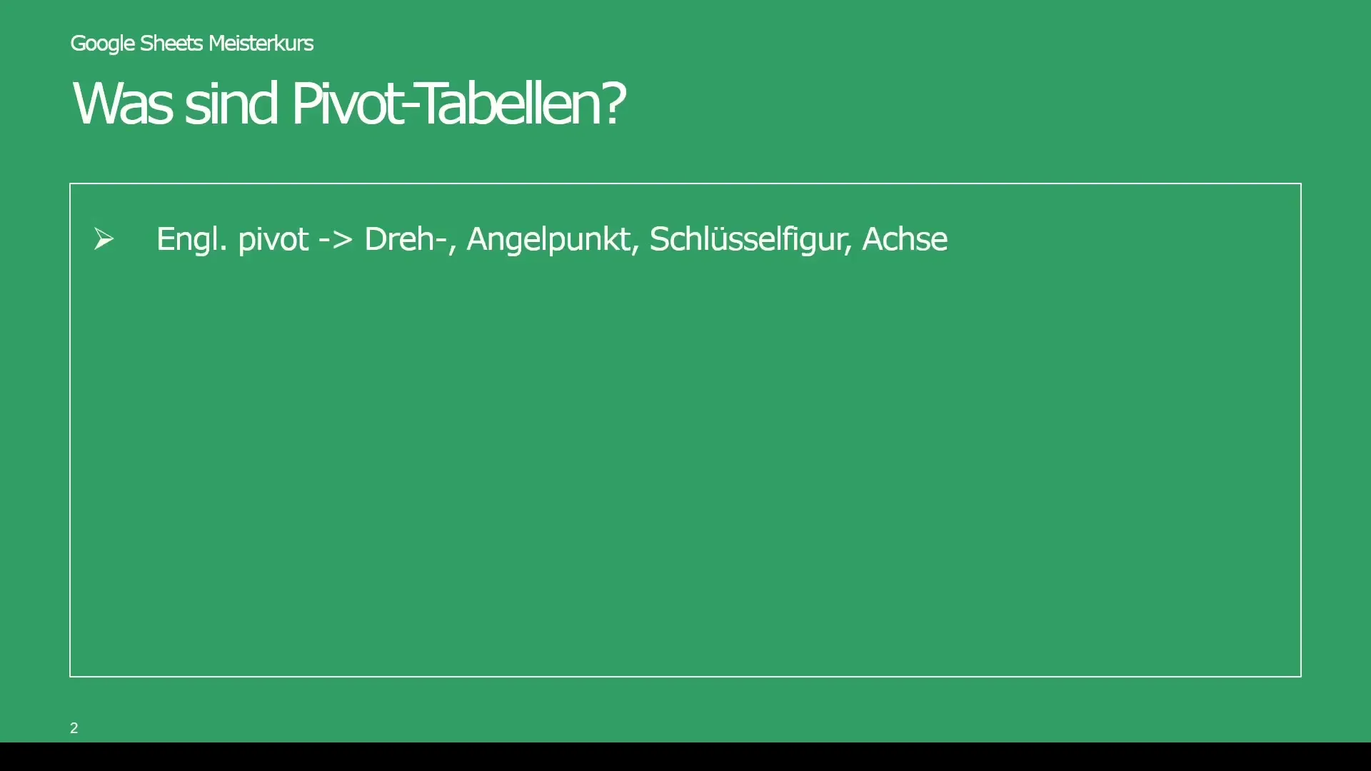 Analyse efficace avec des tableaux croisés dynamiques dans Google Sheets