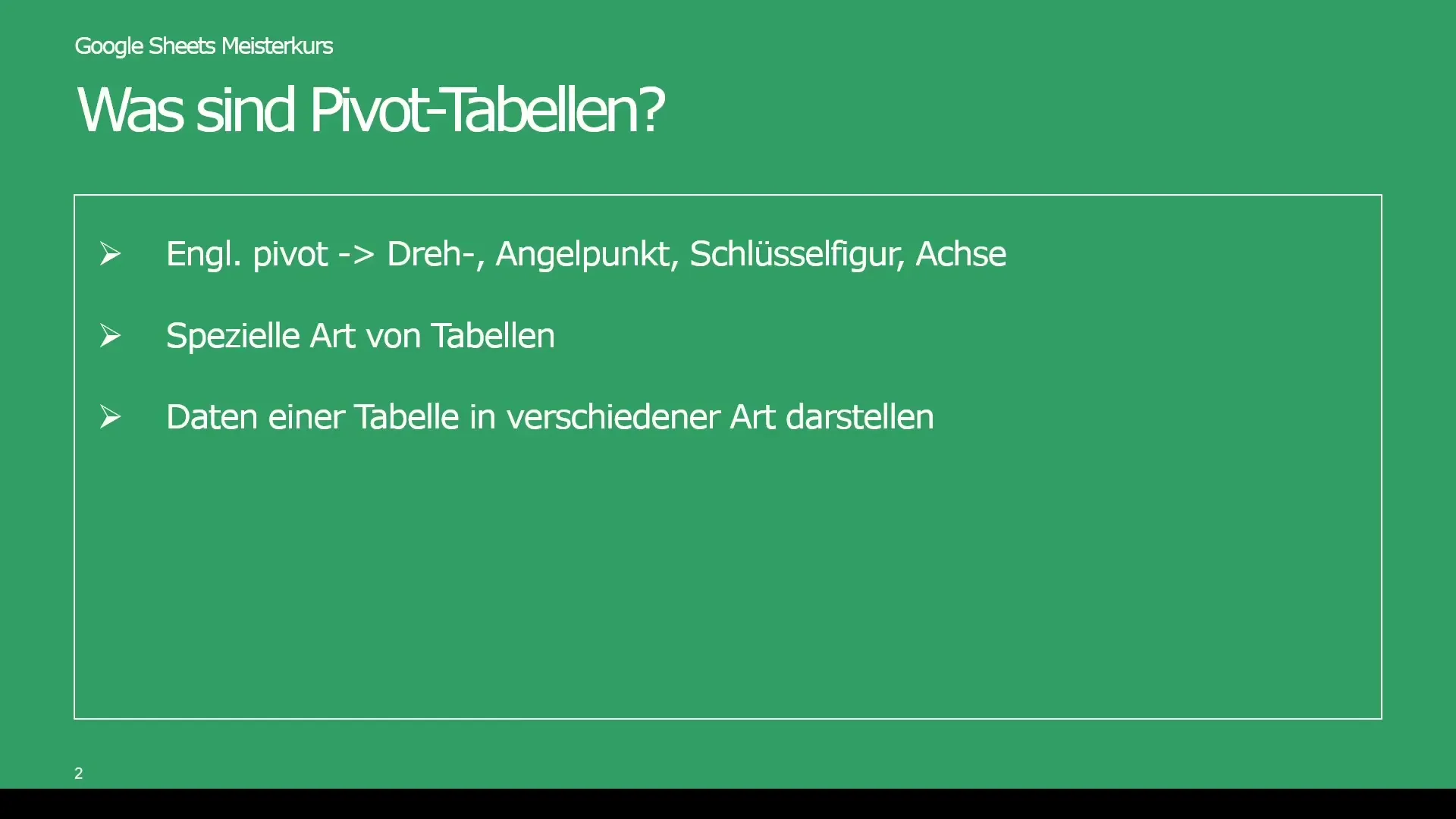 Analyse efficace avec des tableaux croisés dynamiques dans Google Sheets