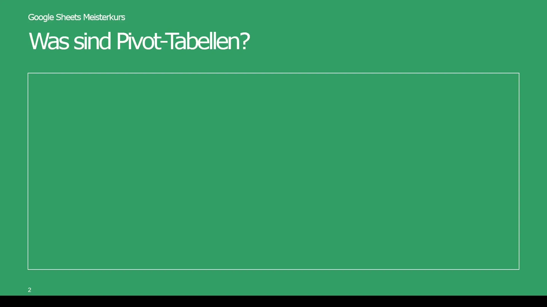 Effektiv analys med pivot-tabeller i Google Sheets