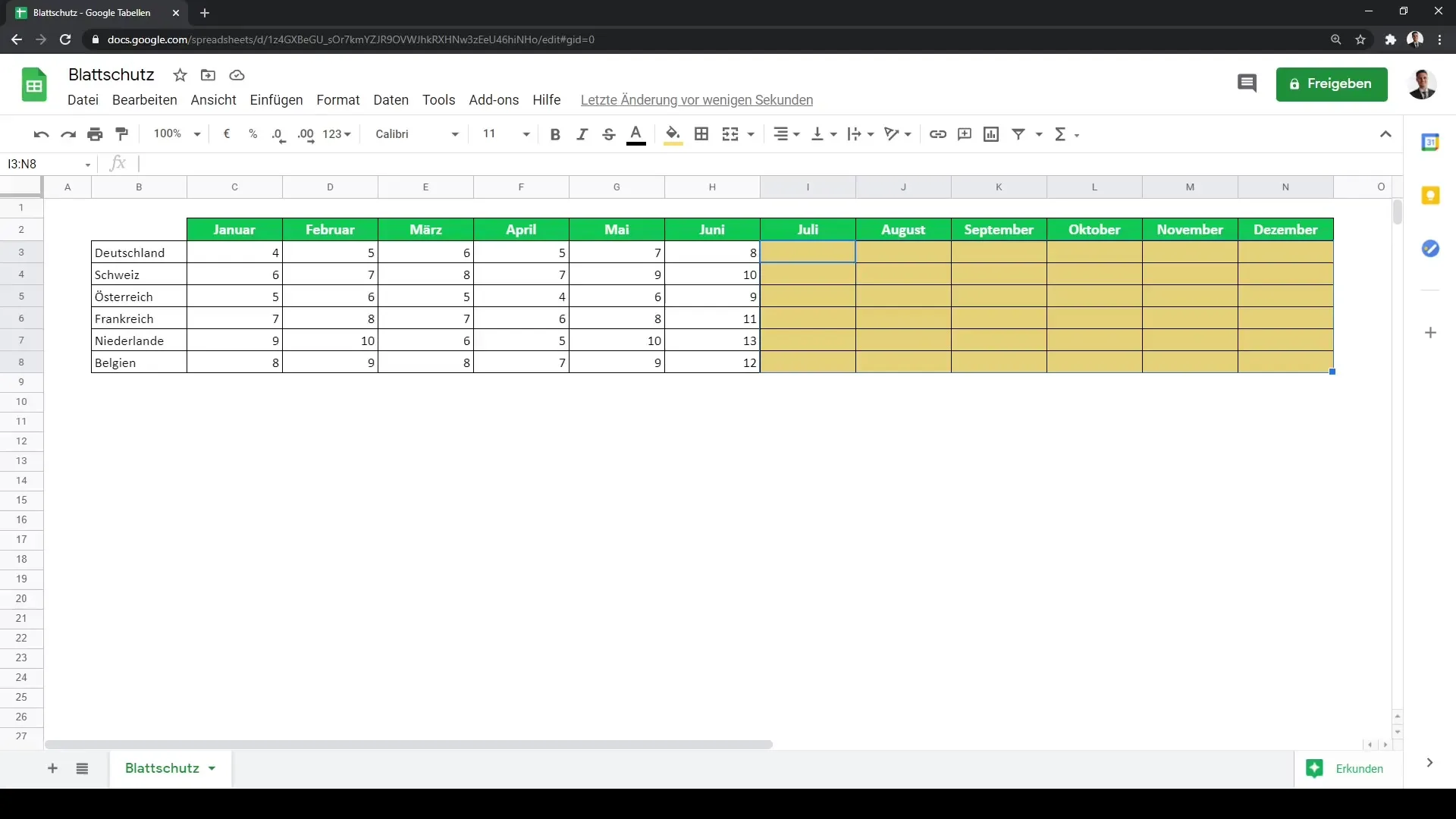 Setarea protecției foilor în Google Sheets pentru securitate maximă