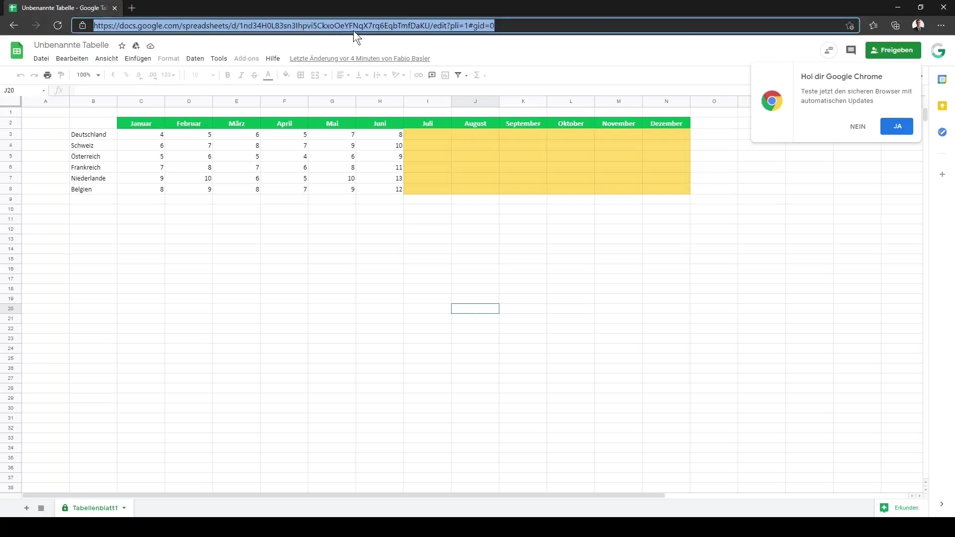 Configurar a proteção de folhas no Google Sheets para obter a máxima segurança