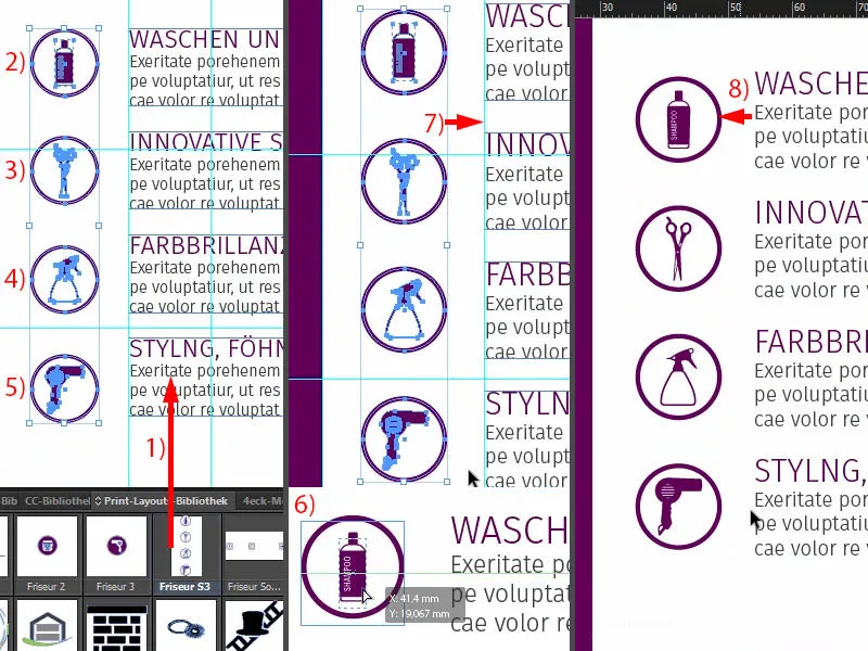 Designe, foredle og skriv ut på en profesjonell brettet kort Del 2.